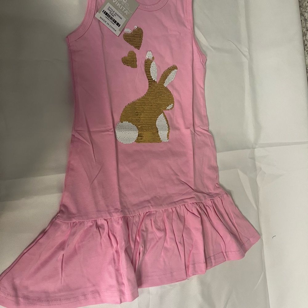 Pink Bunny Dress for Kids